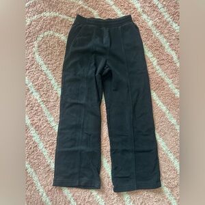 GAP Wide Leg Vintagesoft Black Sweatpants